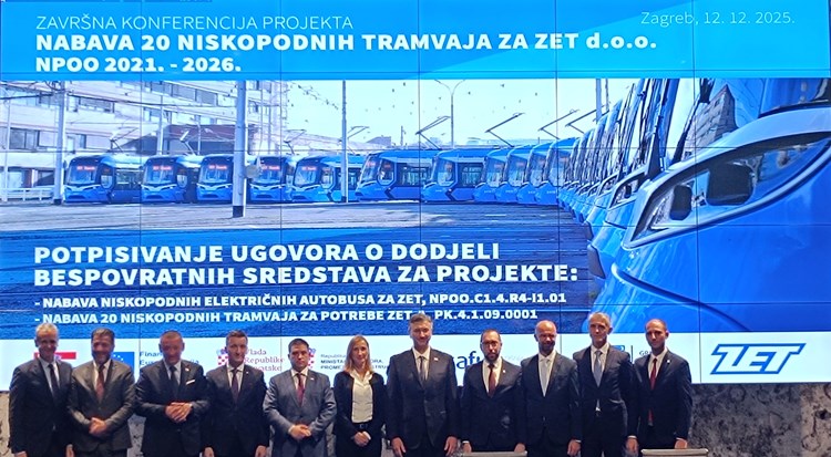 Završena isporuka prvih 20 novih tramvaja, potpisani ugovori za nabavu dodatnih 20 tramvaja i 62 električna autobusa